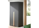 London Anthracite Two Door Wardrobe